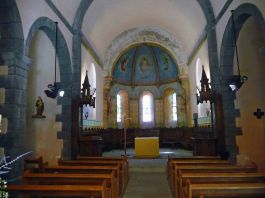 église de Ponteix intérieur